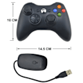 Pikkukuva 4 / 5: Uusi XBOX360/PS3 Universal Wireless 2.4G Grip - Musta, Plus PS3 Fu