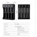 Miniatyrbillede 2 af 5: 18650-oplader med Type-C-kabel 4.2V lithiumbatteri Smart-oplader til 14500 26650 18650 batteri 2 slots