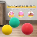 Miniatyrbilde 4 av 7: Stille basketball 29,5 tommer, Standard Hush Handle Basketball, Stille basketball dribling innendørs Orang Orange Number 7