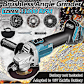 Miniatyrbillede 5 af 5: Makita vinkelsliber 125 mm Flex 18 V kabinet slibemaskine