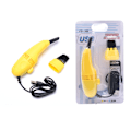 Miniatyrbillede 1 af 5: Mini Computer Støvsuger USB Tangentbordsrenser PC Bærbar Computerbørste Yellow