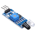 Miniatyrbillede 2 af 5: Infrarød forhindringsundgåelse reflekterende fotoelektrisk sensor modul til RC smart car robot