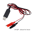 Miniatyrbillede 4 af 5: Universal 2m USB 5V til 1.5V strømadapter AAA AA CD størrelse Batteri Eliminator Erstat 1 stk 1.5V batteri