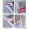 Miniatyrbilde 4 av 10: Vannstopper Vannholder Stripe HVIT 150CM Hvit White 150 cm