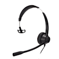 Miniatyrbillede 5 af 8: 2,5 mm telefon headset støjreduktion ensidig albue stik kundeservice headset med mikrofon til fastnet VOIP