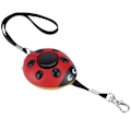 Pikkukuva 1 / 7: Henkilökohtainen puolustussuoja Beetle Alarm Keychain 130db Naisten hätävaroitin LED//+
