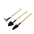 Miniatyrbillede 1 af 5: 4 stk. bærbare mini planteværktøjer stærke rustfrie haveværktøjer sæt til potteplanter potteplanter blomster thin handle