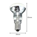 Miniatyrbillede 5 af 5: Lava lamper, 5 stk., R39 E14 Lille Edison fatning, Spotlight Halogen pære 40w Varm hvid 3000k (FMY)