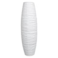Miniatyrbillede 1 af 2: 1 stk Papir Lampskærm Sengelampe Skærm Soveværelse Lampskærm Gulvstående Lys Skærm Til Hjem Hotel Hvid White 130X32cm