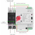 Miniatyrbillede 2 af 5: Transfer Switch (100A/2P), Dobbelt Effekt Automatisk Transfer Switch,