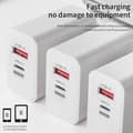 Miniatyrbillede 3 af 8: 67W Hurtiglader USB Type C Ladeadapter til iPhone 15 14 13 hvid white EU