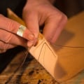 Miniatyrbilde 4 av 5: 10 stk lærnåler sett lærnål håndnål