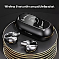 Pikkukuva 3 / 5: S03 Bluetooth-kuulokkeet HiFi-ääni Älykäs melunvaimennus Langaton Bluetooth 5.2 -kuulokkeet (ZYH) White
