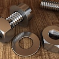 Miniatyrbilde 5 av 8: Metallbrikker (580 stykker) med plastboks - 9 forskjellige størrelser av rustfrie stålskiver M2, M2.5, M3, M4, M5, M6, M8, M10 og M12 - Flat skive