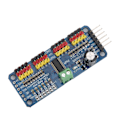Miniatyrbillede 6 af 8: PWM Servo Driver 16-kanals motordriverkortmodul IIC-interface PCA9685 til robot