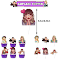 Miniatyrbilde 5 av 5: Taylor Swift Temafest Tilbehør Dekorasjoner Ballonger Kakepynt Bannersett
