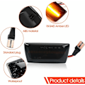 Miniatyrbillede 3 af 5: Dynamisk LED blinklys højre til Vauxhall Opel Adam Astra H Corsa D Corsa E Insignia A Meriua B Zafira