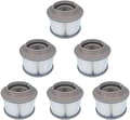 Miniatyrbillede 1 af 5: 6-pak erstatningsfilter til MSpa FD2089, filterpatron til swimmingpools og spabade (bt)
