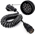 Miniatyrbillede 1 af 5: Forårskabeladapter - 12V/Trailer Stik - 1-Kompakt: Universal Pasform - 7 til 13 Pins/Biltilbehør