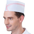 Miniatyrbillede 2 af 5: 20 stk. engangskokkehatte af non-woven papirfiber til børn, A