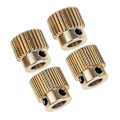 Miniatyrbillede 3 af 5: 26 Tand/40 Tand Messing Drivhjul Foder Gear Hjul Bore 5mm F