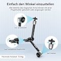 Pikkukuva 2 / 5: Smallrig 10 tuuman Magic Arm -nivelvarsi ja Super Clamp -suuripuristin monitorille ja LED-valolle - Kbum2732[qb]