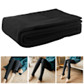 Miniatyrbillede 5 af 5: 1/2 Mode Kvinders Fleeceforet Strømpebukser Termiske Strømpebukser Yderbeklædning Sort 200g Step fødder Black 200g Step feet 1 Pc