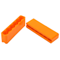 Miniatyrbillede 4 af 8: 2 stk. justerbar 18650 batteripakke svejsefikseringsklemme i industriel plast (6 sektioner)