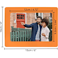 Miniatyrbild 2 av 5: Magnetisk fotoram för kylskåp (15-pack) - Kylskåpsmagnet 10x15 cm - Magnetisk fotoram för metallytor - 5 olika färger