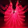 Miniatyrbilde 3 av 3: 57\" Lang Led Isis Vinger Buikdans Doek Performance Kostuums Volwassenen Met Verstelbare Stok Multicolor Ed