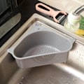 Pikkukuva 1 / 4: 2-pakkaus - Siivilä tiskialtaaseen / Huuhtelulaatikko - Huuhtele hedelmät ja vihannekset Harmaa Grey gray