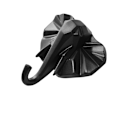Miniatyrbillede 2 af 5: 1/2/3/5 Robust og holdbar dyrehoved nøglekrog til enkel sort (elefant) black (elephant) Set