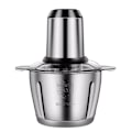 Miniatyrbillede 1 af 5: Kødhakker 2l rustfrit stål elektrisk foodprocessor Blender til køkkenfrugter