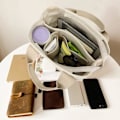 Miniatyrbild 3 av 5: Multi-Pocket Zipper Tote Bag, Japansk handgjord canvasväska med fack, Multifunktionell crossbody-väska axelväska väska arbete