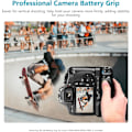 Miniatyrbillede 5 af 5: Batterigreb Batterigreb BG-E8 Erstatning til Canon EOS 550D 60