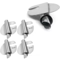 Miniatyrbillede 3 af 5: Sømfalsfod, bred sømfalsfod, sømfalsfod i rustfrit stål til symaskiner, til hjemme- og erhvervsbrug (4 stk., 3 mm - 6 mm) 4pcs 7 to 10mm