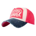 Broderade Justerbara Basebollkepsar för Män & Kvinnor Strapback Kepsar(qb) Red-Navy Blue