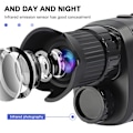 Miniatyrbilde 4 av 5: Nattkikkert, R7 Digitalt nattsynutstyr 1080P Full HD utendørs infrarød monokulær for fugletitting, jakt, camping, reiser