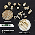 Miniatyrbillede 4 af 5: Gevindeindsats indvendigt gevind M2 M3 M4 M5 Ss Gevindmuffer til 3d-print 330stk