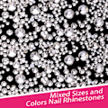 Miniatyrbild 8 av 10: Nagelkonstborste, Teenitor 3D Nagelkonst Dekorationer Kit med Nagelpenna Designer Prickverktyg Färger Holografisk Fjäril Nagelglitter Folieflingor Nagel