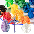 Miniatyrbild 3 av 5: 3D-tryckt flygande drakägg set prydnad charmig mode dekorativ modell för pojke flicka kvinnor män Ed