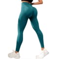 3D Cellulite Leggings Hög Midja Butt Lifting Tummy Control Malakitgrön L L Malachite Green