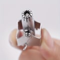 Miniatyrbillede 7 af 9: Næse- og ørehårstrimmer, rustfrit stål manuel vaskbar bærbar næse- og ørehårstrimmer Silvery