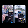 Miniatyrbillede 4 af 5: Magnetisk biltelefonholder til Tesla Model 3/Y/Mustang Mach-E Comp