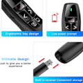 Pikkukuva 3 / 5: IC 2.4Ghz USB Langaton Esityslaite Punainen -Kynäosoitin PPT Kaukosäädin