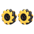 Pikkukuva 2 / 8: Mecanum-pyörä OmniDirectional Smart Robot Car Parts -lisävarusteet DIY-lelukomponentit 60 mm (1 pari)