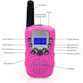 Miniatyrbild 2 av 5: Walkie Talkie Barn Walkie Talkie 1 Pack Walkie Talkie Barnens walkie-talkie children's walkie-talkie pink