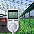 Miniatyrbild 3 av 4: 1 termostatuttag, digital timeruttag, digital programmerbar
