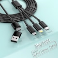 Pikkukuva 1 / 5: 3M Multi Fast 4-in-1 monitoiminen nailonkaapeli USB/C