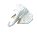 Pikkukuva 5 / 5: 1/2/3/5 Vahva ja kestävä eläinpään avaimenkoukku yksinkertaiseen valkokultaan (elefantti White gold (elephant 2 Set